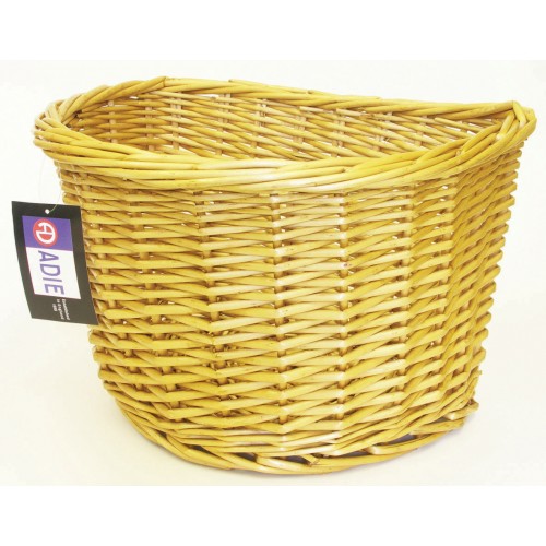 ADIE D Shape Wicker Basket 16 inch